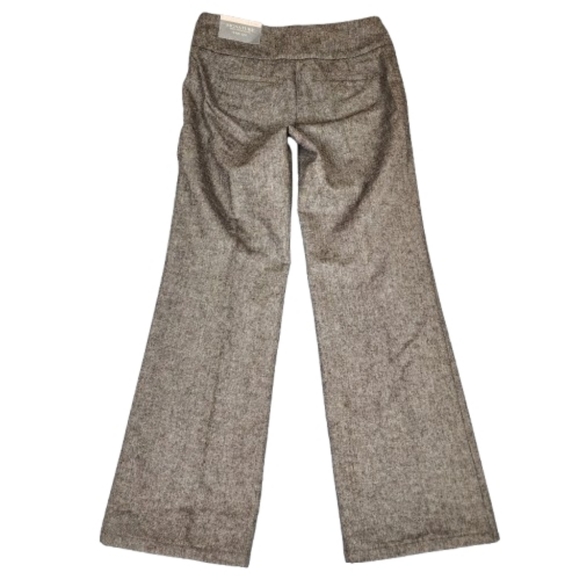 Ann Taylor Petite Wide-Leg Brown Pants 00P NWT Signature Workwear - Picture 3 of 13